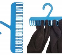 Sock Clips (Improved V3.1) for Drying Rack by Bike Cyclist, Download free  STL model