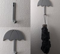 Patio Umbrella Paper Towel Holder by FailOften, Download free STL model