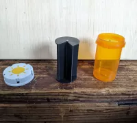 Free 3D file Simple CVS Pill Bottle Holder・3D print object to download・Cults