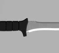 STL file Krauser Knife Residual Evil 4 Remake 🔪・3D print model