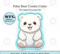 Polar Bear Cookie Cutter – Crumbs Cutters