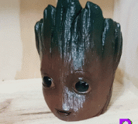 STL file Baby Groot Christmas Pot 👶・3D printable model to download・Cults