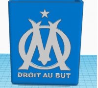 3D Printable Porte clefs OM Olympique de Marseille 26 mai 1993 by Sallah
