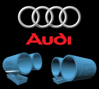 Archivo STL Audi A4 B6 2002-2005 Cubre Toberas Parachoques Delanteros  🚗・Modelo para descargar y imprimir en 3D・Cults