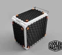 Roller Casters! Customizable Casters for Cooler Master Qube 500 by