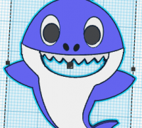 Free STL file Baby Shark (Complete Family) 👶・3D printable design to  download・Cults