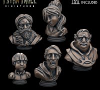3D file Curse of Strahd - Mini Pack 02 - Pre-Supported 🧛・3D