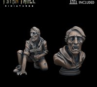 3D Printable Curse Of Strahd Mini/Bust Pack 03 [Pre-Supported] by  TytanTroll Miniatures