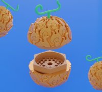 3D file Mera Mera no Mi - メラメラの実 - Devil Fruit 😈・3D printing model to  download・Cults