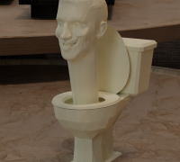 Skibidi Skidibi Toilet G-man G-toilet 3.0 Figura Muñeco 3d