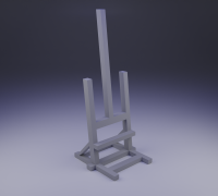 Print in Place Picture Easel and Plate Stand by BuildItMakeIt