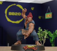 Street Fighter Akuma 3D Stl