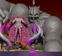 3D file One Piece - Donquixote Doflamingo 💬・3D printable model to  download・Cults