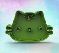 STL file GABBY DOLLHOUSE- Cakey cat/Cupcake cat/Cupcake cat/Pastelillo  🐱・3D printer design to download・Cults