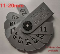 STL file Sewing radius gauge/ruler 🪡・Model to download and 3D print・Cults