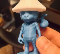 STL file SMURF CAT ,Smurf meme - No support 🐱・3D printable model