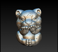 STL file Tiger statue 🐅・Design to download and 3D print・Cults