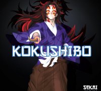 Kimetsu No Yaiba Kokushibo mask 3D model 3D printable