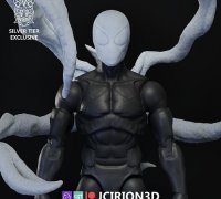 SPIDERPUNK SEMI UNMASKED HOBIE SPIDERMAN HEAD CUSTOM 3D model 3D printable
