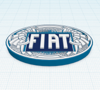 Fiat Logo - 3D Model by Creative Idea Studio