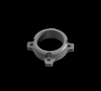 Free STL file REXFIRESTUDIO NERF DIANA SQUARE FLASH HIDER DECORATE CAP  🟪・3D print object to download・Cults