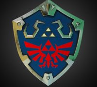 Hylian Shield (From Legend of Zelda - Breath of the Wild) by fasteddy, Download free STL model