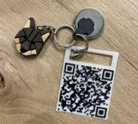 Free STL file Rickroll Spotify code Keychain 🧑‍💻・3D printer model to  download・Cults