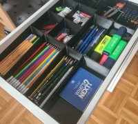 Drawer Dividers not only for IKEA Alex Drawer Units by Estep, Download  free STL model