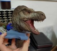 STL file Tyrannosaurus Rex Run (Dinosaur)  Jurassic Park tyrannosaurus 🏃・ 3D printer design to download・Cults