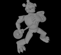3D file FNAF / Five Nights at Freddy's Glamrock Freddy Figurine 4 🎃・3D  printable model to download・Cults