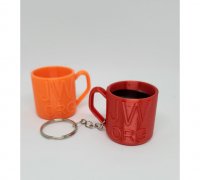 Starbucks Styled Coffee Tumbler Keychain by NavierIsStoked, Download free  STL model