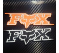 STL file Printable Fox Racing Logo 🦊・3D printer model to download・Cults