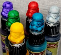 STL file GRENADE - ARMY PAINTER 1.0 & 2.0 SPEED PAINT SPEEDPAINT COLOUR  SWATCH CAP - 17ML & 18ML 🎨・3D print design to download・Cults