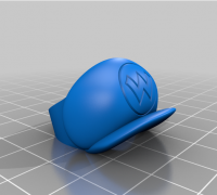 STL file Mario Bros Hat / Cap 🎩・Template to download and 3D print・Cults