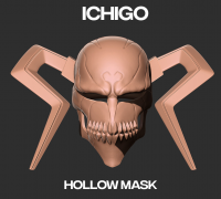 Ichigo Vasto Lorde Mask STL — Nikko Industries