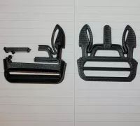Free 3D file 50mm Backpack Strap Clips 🎒・3D printer design to  download・Cults