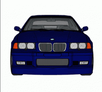 STL file BMW E36 M3 🚗・3D print design to download・Cults