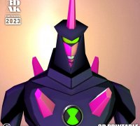 3D file Ben 10 Ultimate Alien - Fastrack 3d Printable 👽・3D printing  template to download・Cults