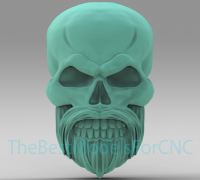 STL file Skull Beard Viking Glasses Stand Holder 💀・3D printer model to  download・Cults