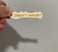 taylor swift keychain 3D Models to Print - yeggi