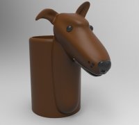 STL file Pen Box - Dog theme 🖊️・3D printable model to download