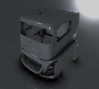 3D file Volvo FMX Day Cab 2020 Printable Body・Model to download