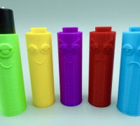 Clipper Lighter Cover 3D Print Model in Mechanical parts 3DExport