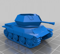 JAGDPANZER 38D WITH PAW1000 AND KWK42 3D PRINT SET 35SCALE 3D model 3D  printable