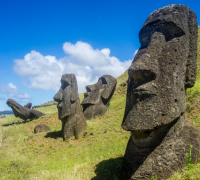 Easter Island moai by Dav3d, Download free STL model