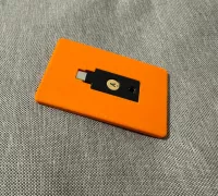 YubiKey 5C NFC Case/Keychain (USB C only) with STEP file by MrJW, Download  free STL model