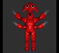 STL file Garden of BanBan 4 characters 🐌・3D printer design to  download・Cults