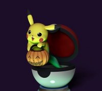 STL file Pikachu pin display (Pokémon) 🧷・3D printer model to