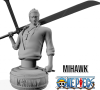 STL file one piece Dracule Mihawk sword Yoru 🗡️・3D printer