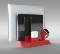 3 in 1 charging station apple 3D Models to Print - yeggi